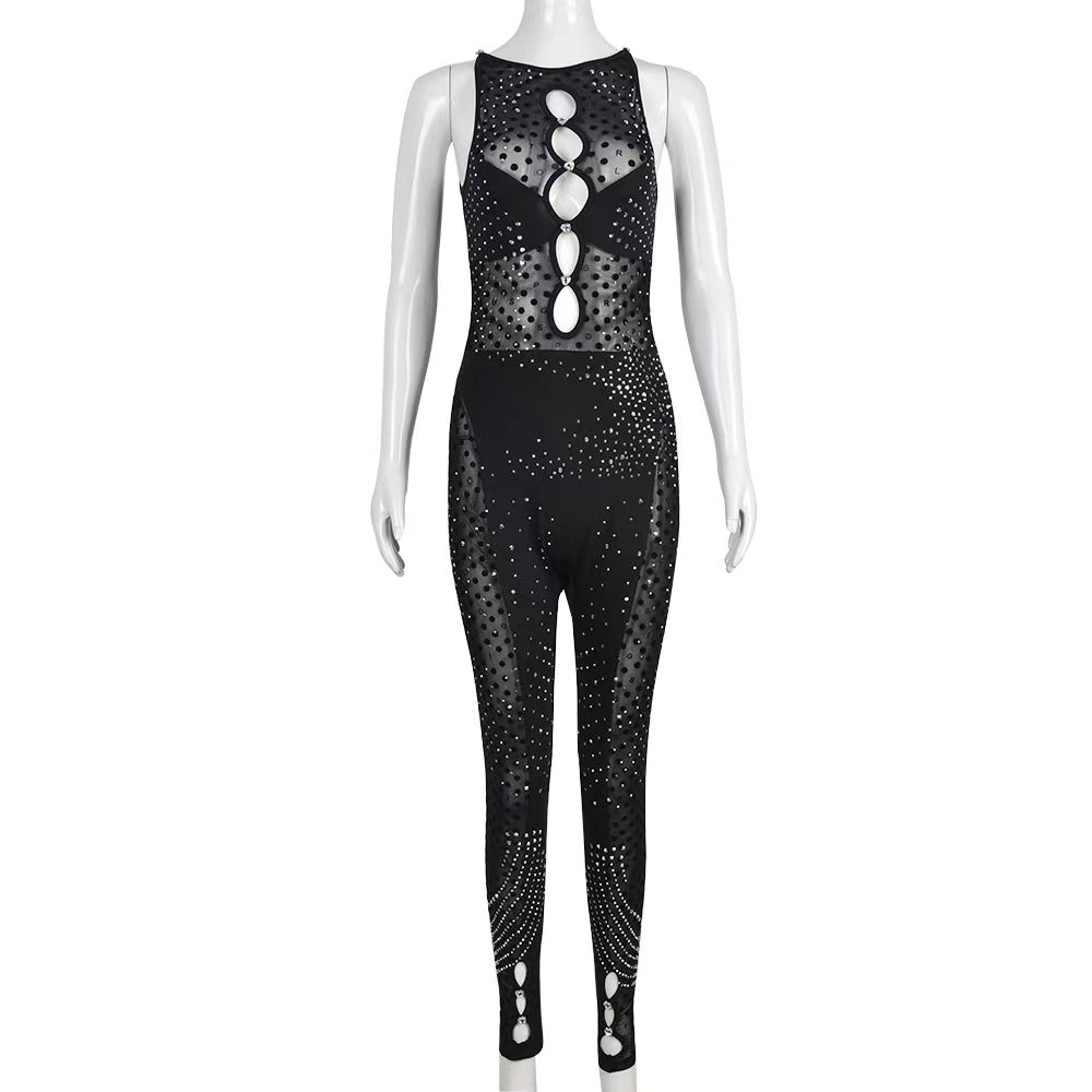Salopeta 'Carmencita' - Salopeta de dama, croi mulat, detalii cut out, neagra