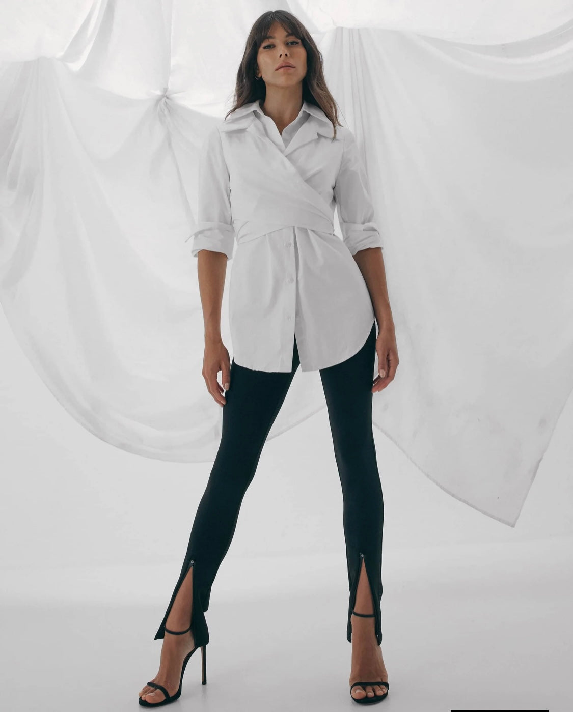 Colanti ‘Zip Up’ - Colanti cu talie inalta si detalii din fermoar
