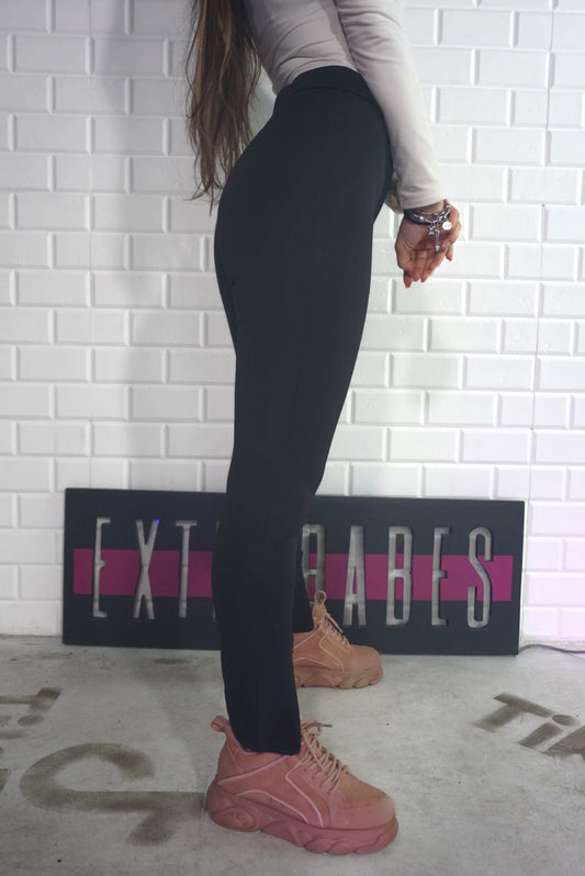 Colanti ‘Zip Up’ - Colanti cu talie inalta si detalii din fermoar