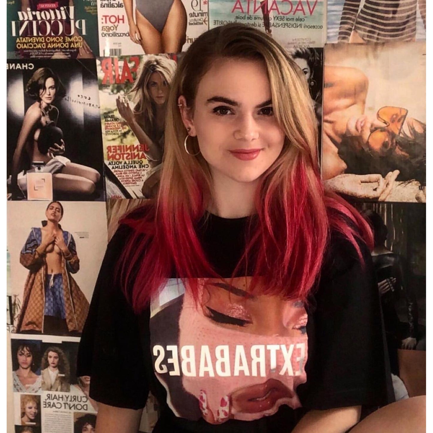TRICOU 'EXTRABABES SAVAGE' - Tricou negru EXTRABABES cu mesaj