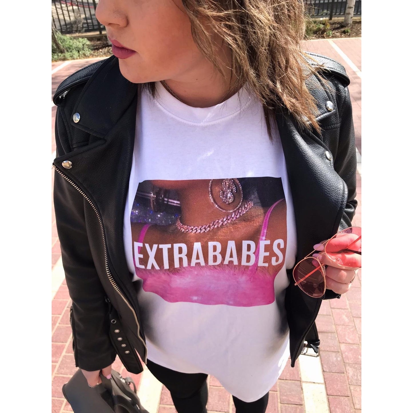 TRICOU EXTRABABES WHITE - Tricou alb EXTRABABES cu mesaj