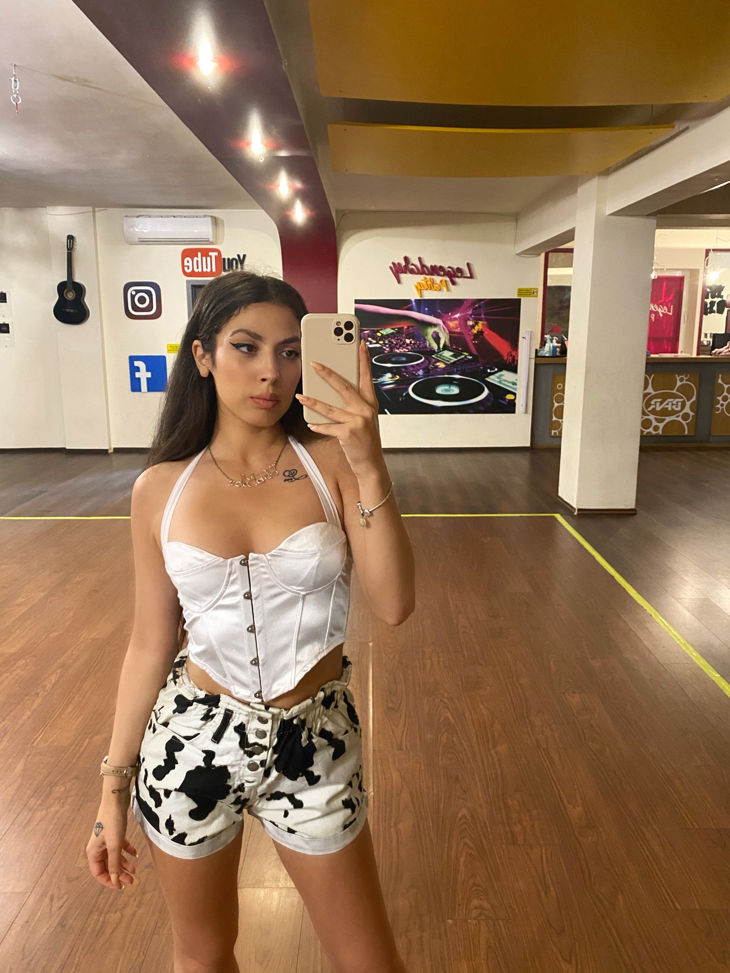 PANTALONI SCURTI 'COW'