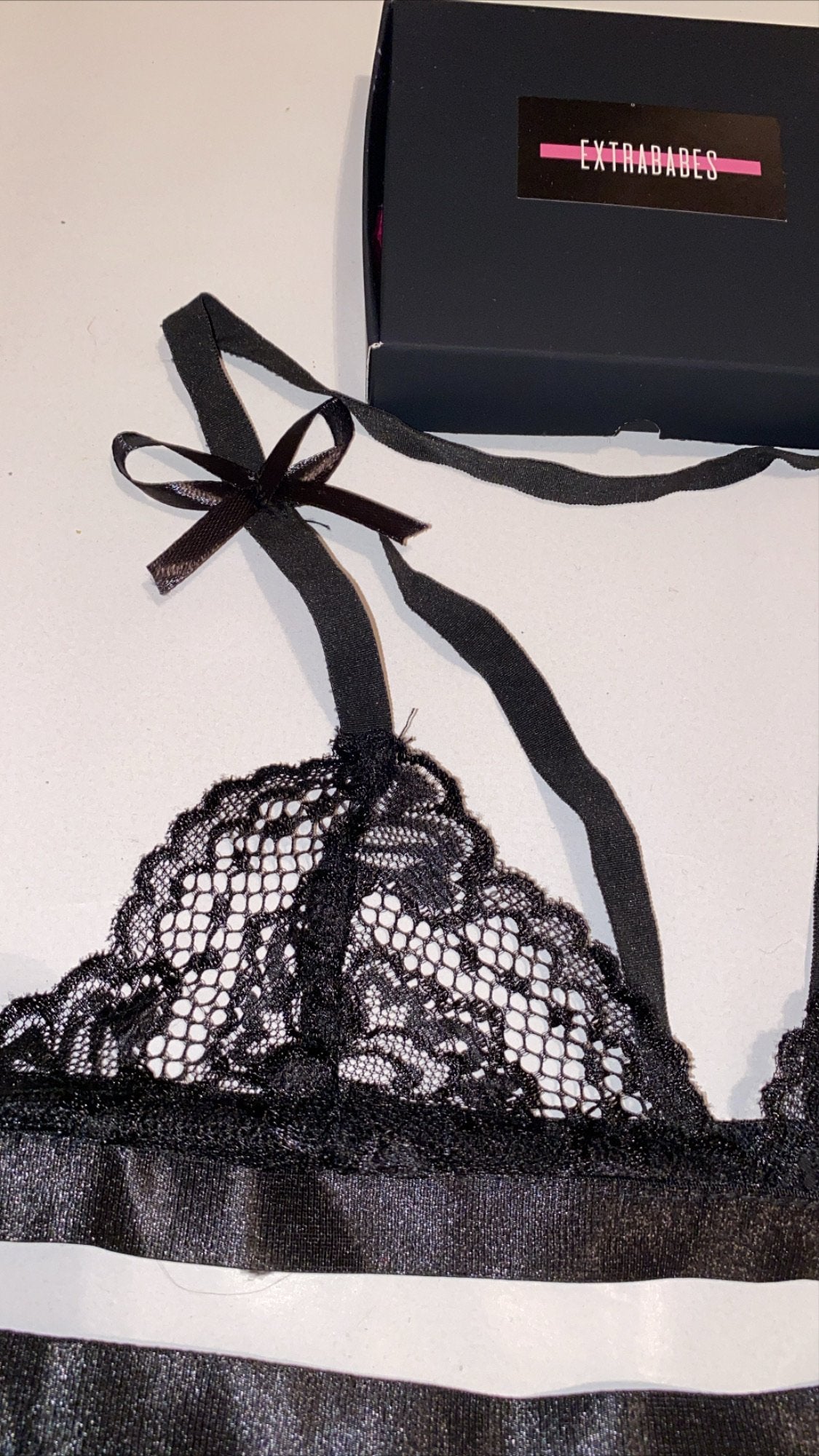 SET LENJERIE 'PASSION' - Set lenjerie intima dantela din 3 piese