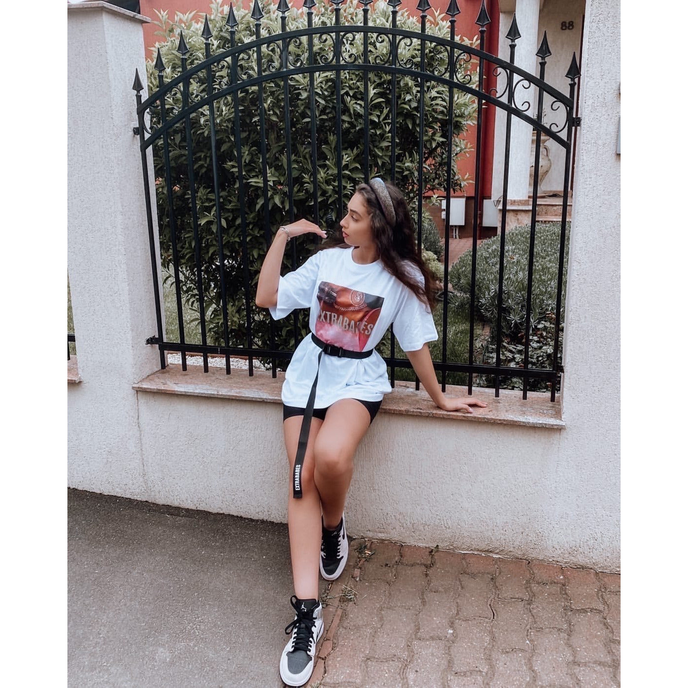 TRICOU EXTRABABES WHITE - Tricou alb EXTRABABES cu mesaj