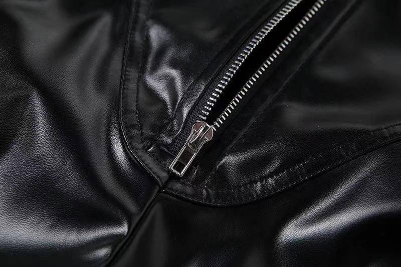 PANTALONI 'LEATHER B' - Pantaloni dama piele ecologica