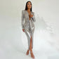 Rochie metalica 'Elegance' Silver