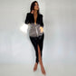 Rochie metalica 'Elegance' Neagra