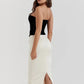 Rochie ‘Queen of corsets’ - fusta din satin si corset din catifea