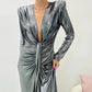 Rochie metalica 'Elegance' Silver