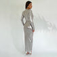 Rochie metalica 'Elegance' Silver