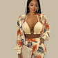 Set de vara 3 piese 'Summer Vibe' - Compleu de vara din 3 piese camasa, top, pantaloni scurti