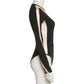 Body 'Black & Nude' - Body dama negru cu detalii plasa fina transparenta