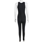 Salopeta 'Carmencita' - Salopeta de dama, croi mulat, detalii cut out, neagra