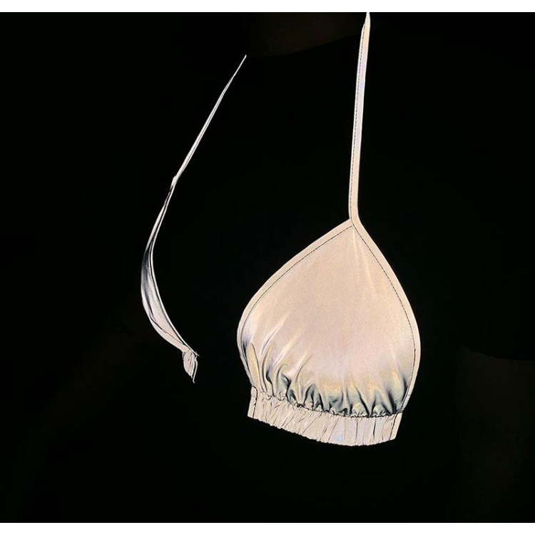 REFLECTIVE TOP - Top tip sutien reglabil reflectorizant