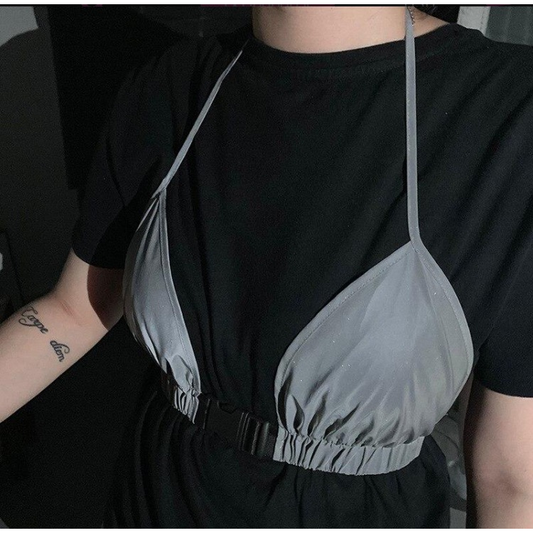 REFLECTIVE TOP - Top tip sutien reglabil reflectorizant