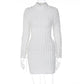 Rochie 'Caterina' - Rochie de vara, cu detalii din snururi laterale, alba