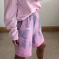 PANTALONI 'FUNOFF' - Pantaloni scurti trening tie dye