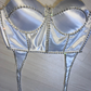 Corset 'Crystal' cu detalii din pietre