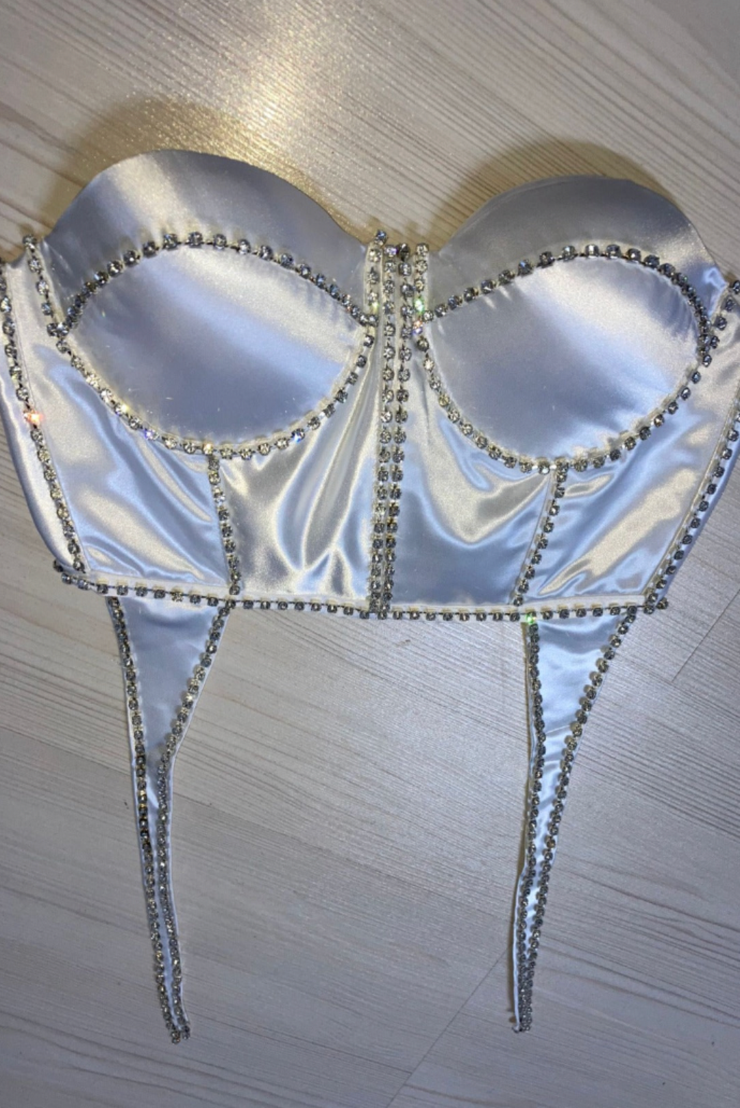 Corset 'Crystal' cu detalii din pietre