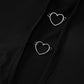 Rochie 'Little Black Dress' - Rochie neagra cu detalii din puf si manusi detasabile