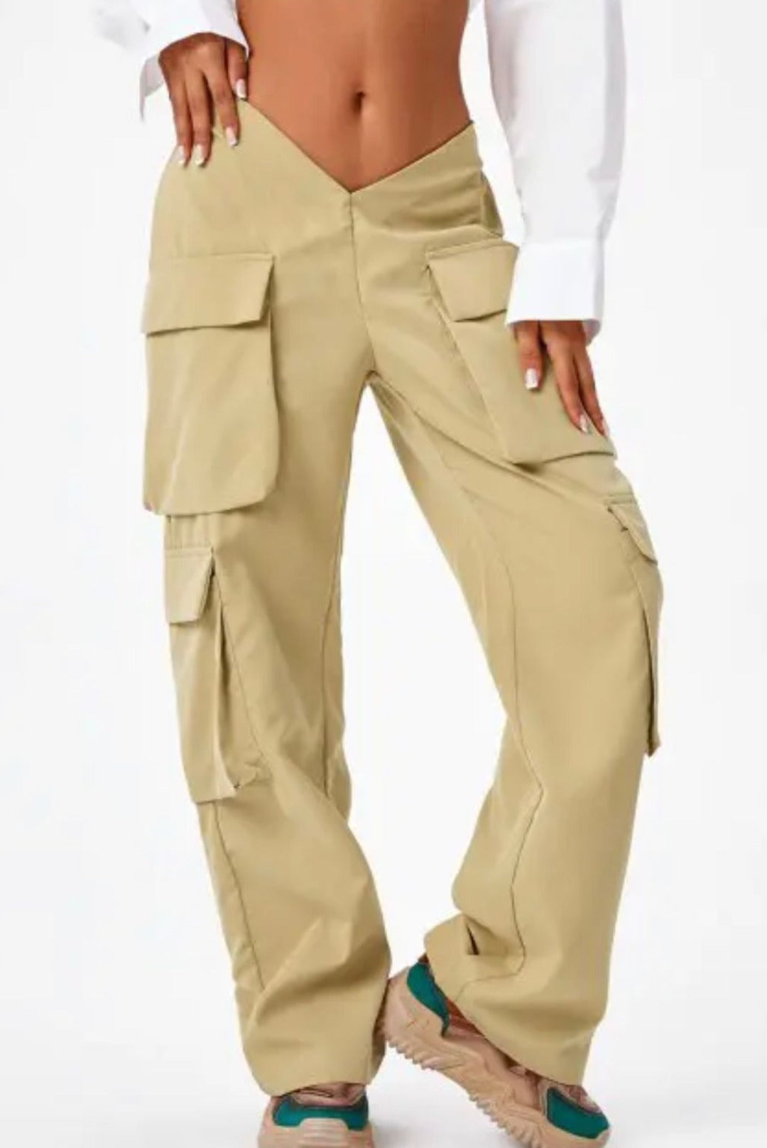 Pantaloni Cargo 'KIMBERLY' Bej