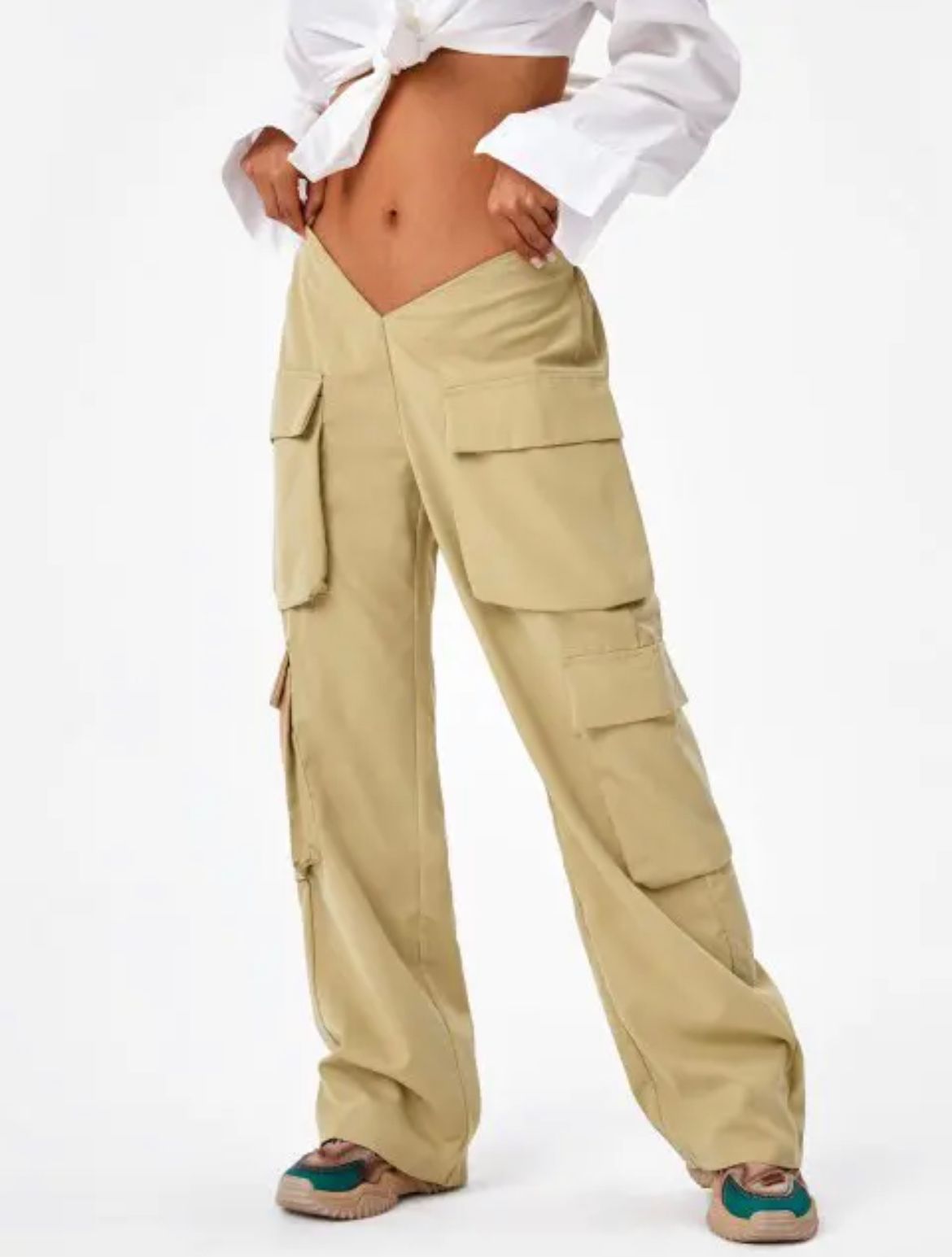 Pantaloni Cargo 'KIMBERLY' Bej