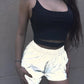 CROP TOP 'NASTY' - Crop top cu detaliu talie