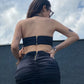 Rochie ‘Carmencita’ - Rochie neagra, cu cupe si detalii cut out