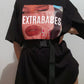 TRICOU 'EXTRABABES SAVAGE' - Tricou negru EXTRABABES cu mesaj