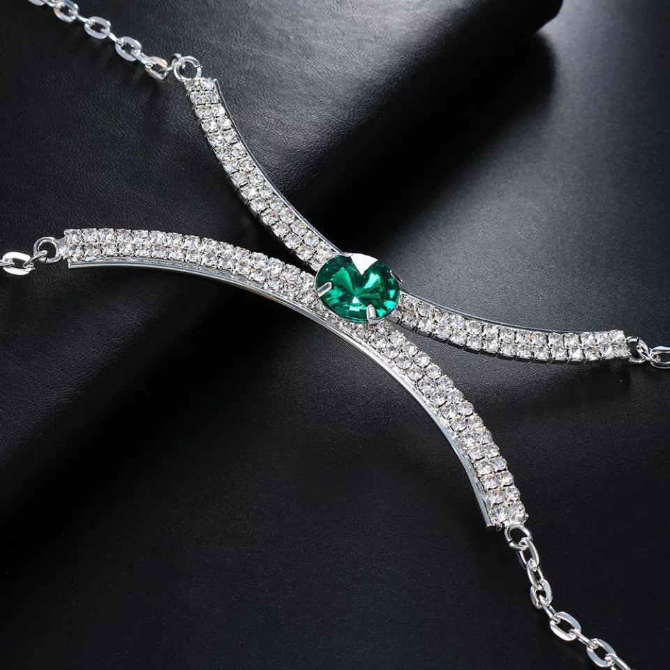 BODY CHAIN 'GREEN POTION'