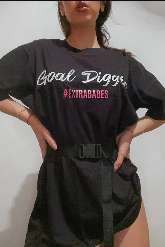 TRICOU 'GOAL DIGGER' - Tricou EXTRABABES cu mesaj