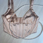 Corset 'Rose Gold' din satin