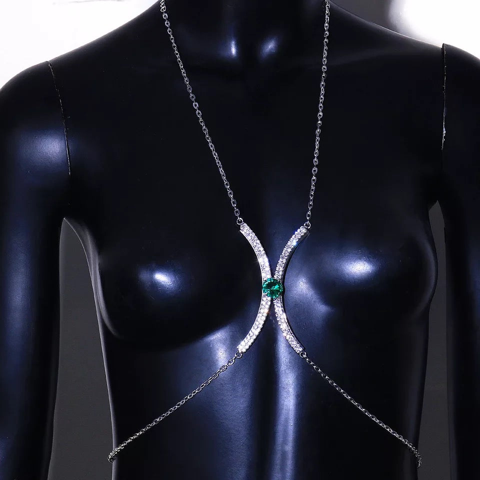 BODY CHAIN 'GREEN POTION'