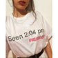 TRICOU 'SEEN AT' - Tricou EXTRABABES cu mesaj