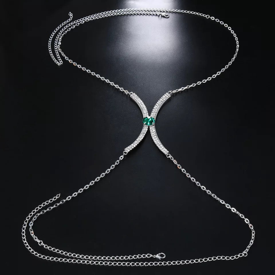 BODY CHAIN 'GREEN POTION'