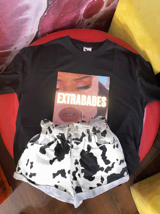 PANTALONI SCURTI 'COW'