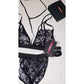 SET LENJERIE 'SWEET LIKE HONEY' - Set lenjerie intima sutien cu choker+slip