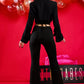 SACOU 'CROPPED - Sacou crop cu snururi pentru talie
