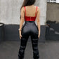 PANTALONI 'LEATHER B' - Pantaloni dama piele ecologica