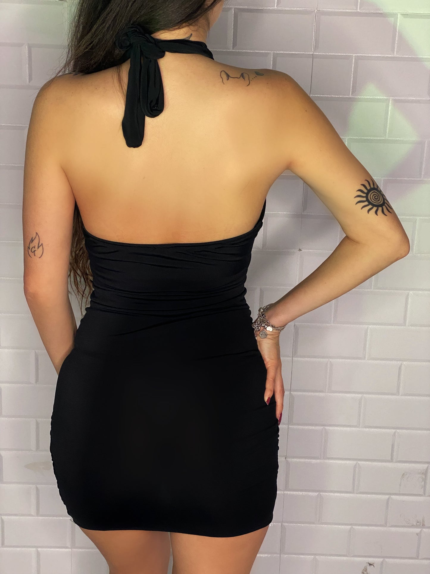 Rochie ‘Summer Heat’ - Rochie neagra, de vara cu detalii cut out