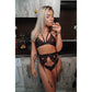 SET LENJERIE 'PASSION' -  Set lenjerie intima dantela din 3 piese