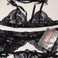 SET LENJERIE 'PASSION' -  Set lenjerie intima dantela din 3 piese